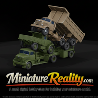 Trucks Transporting Trucks miniature, three-quarter view — thumbnail 1