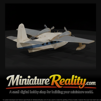 Twin Engine Flying Boat miniature, three-quarter view — thumbnail 1