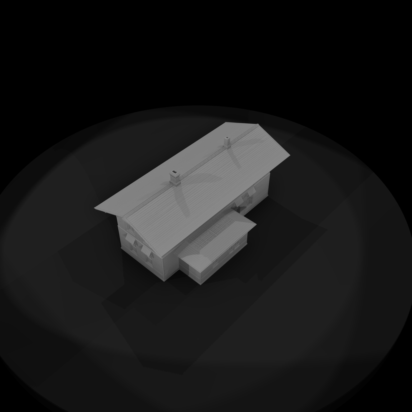 Two-Story Wooden