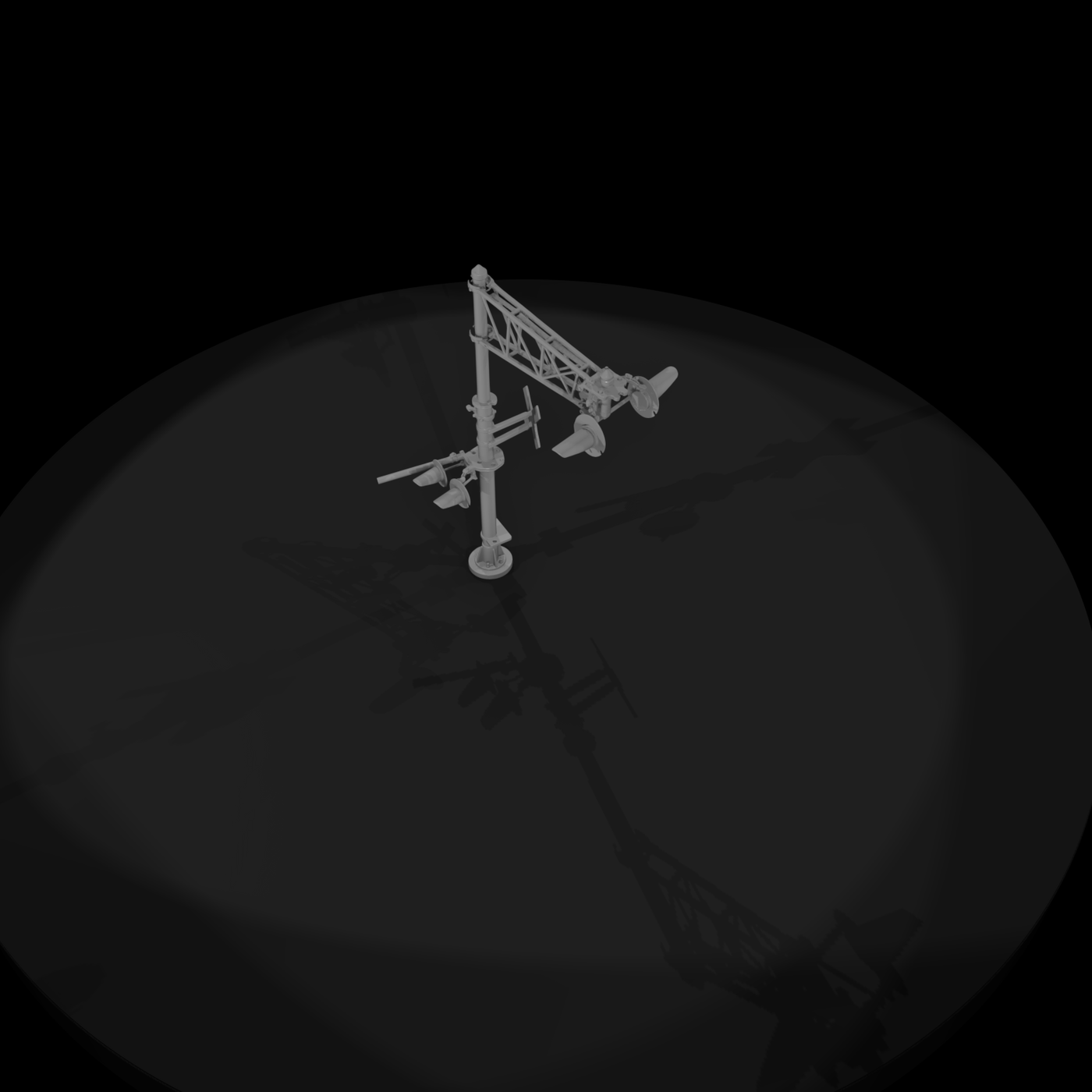 Railroad Signal Mast