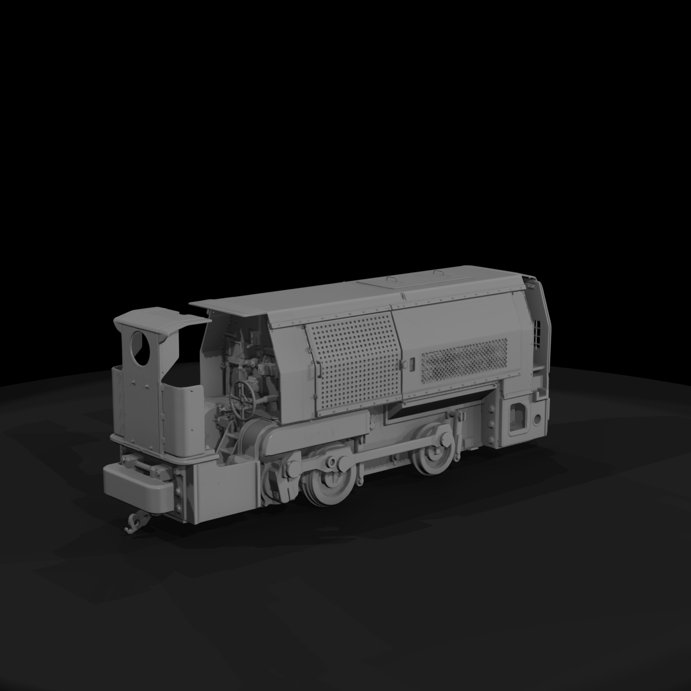 Narrow-Gauge Industrial Locomotive