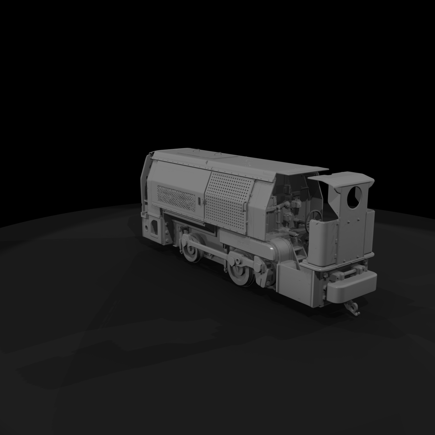 Narrow-Gauge Industrial Locomotive