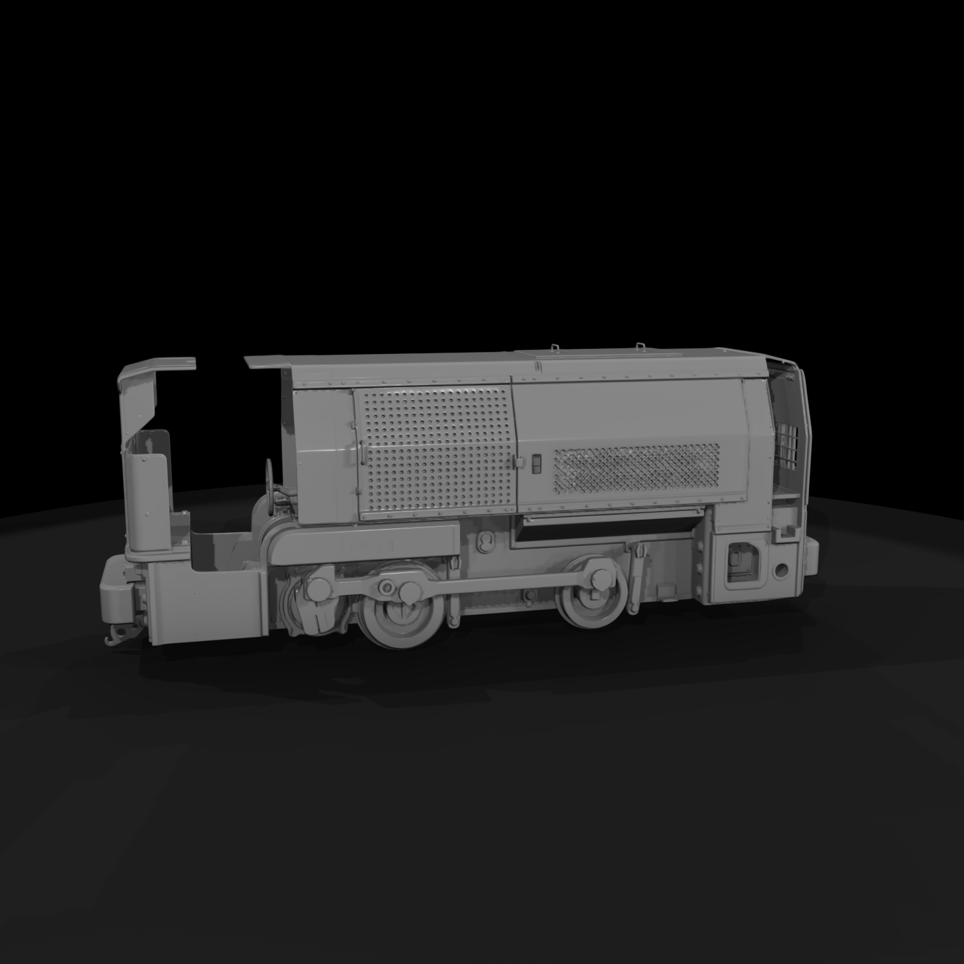 Narrow-Gauge Industrial Locomotive