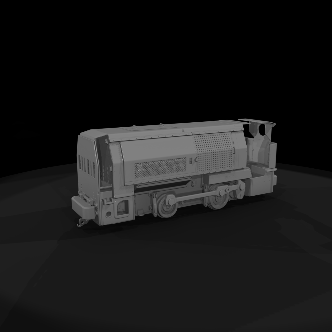 Narrow-Gauge Industrial Locomotive