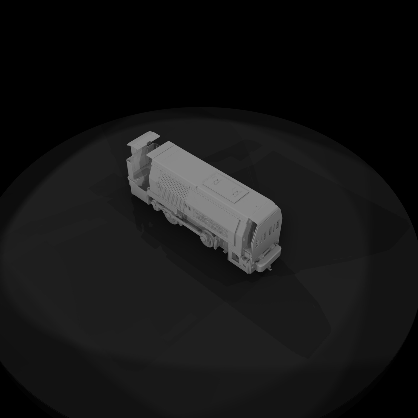 Narrow-Gauge Industrial Locomotive