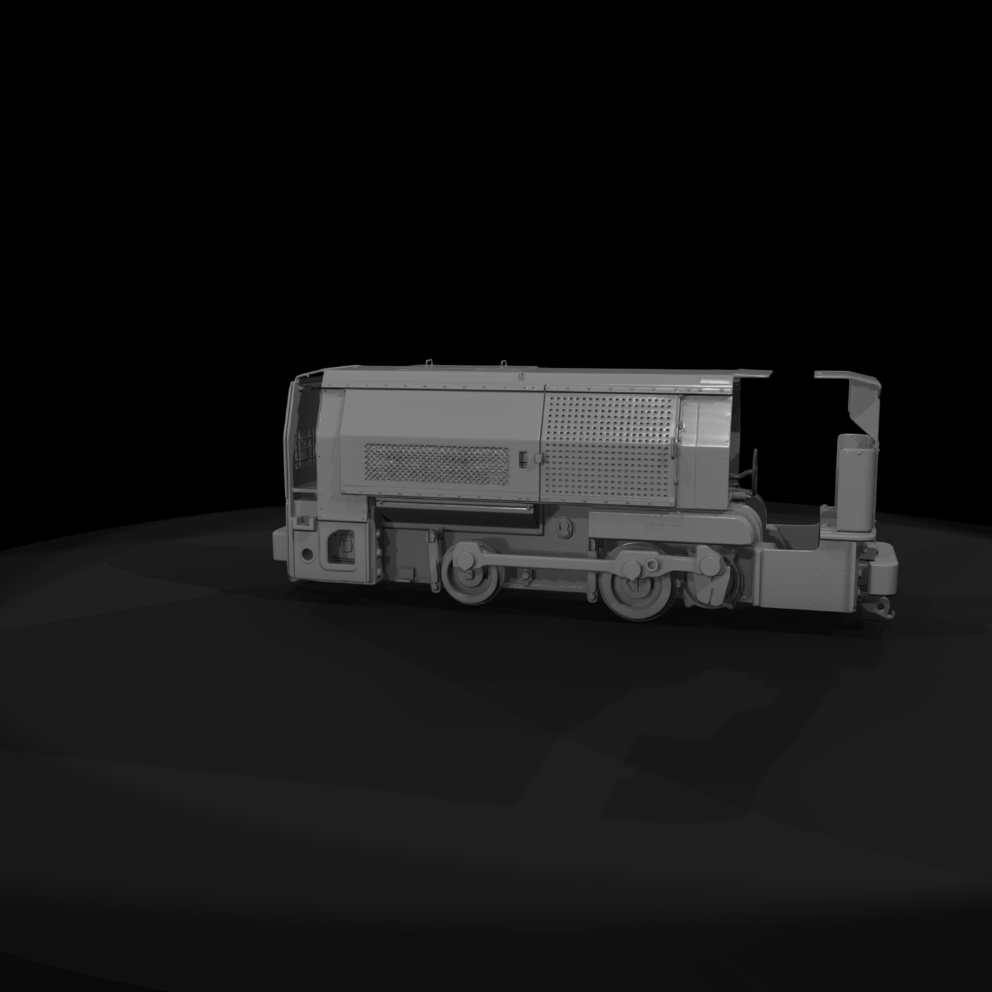 Narrow-Gauge Industrial Locomotive