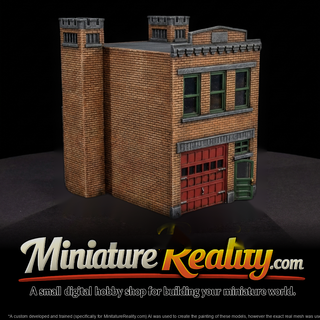 Brick Firehouse Facade