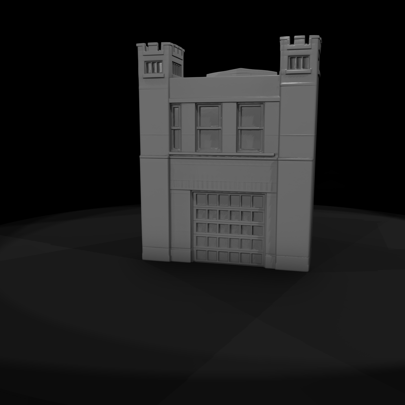 Brick Firehouse Facade