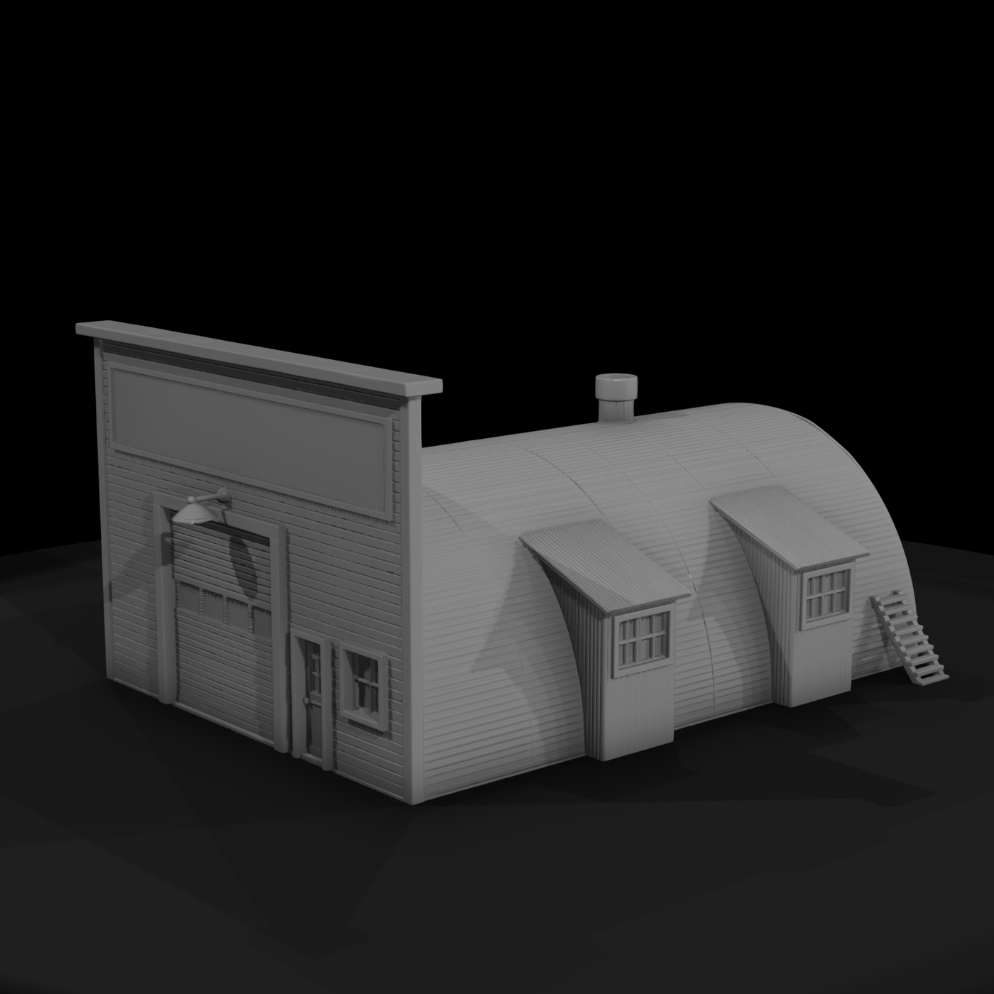 Quonset Hut with Garage