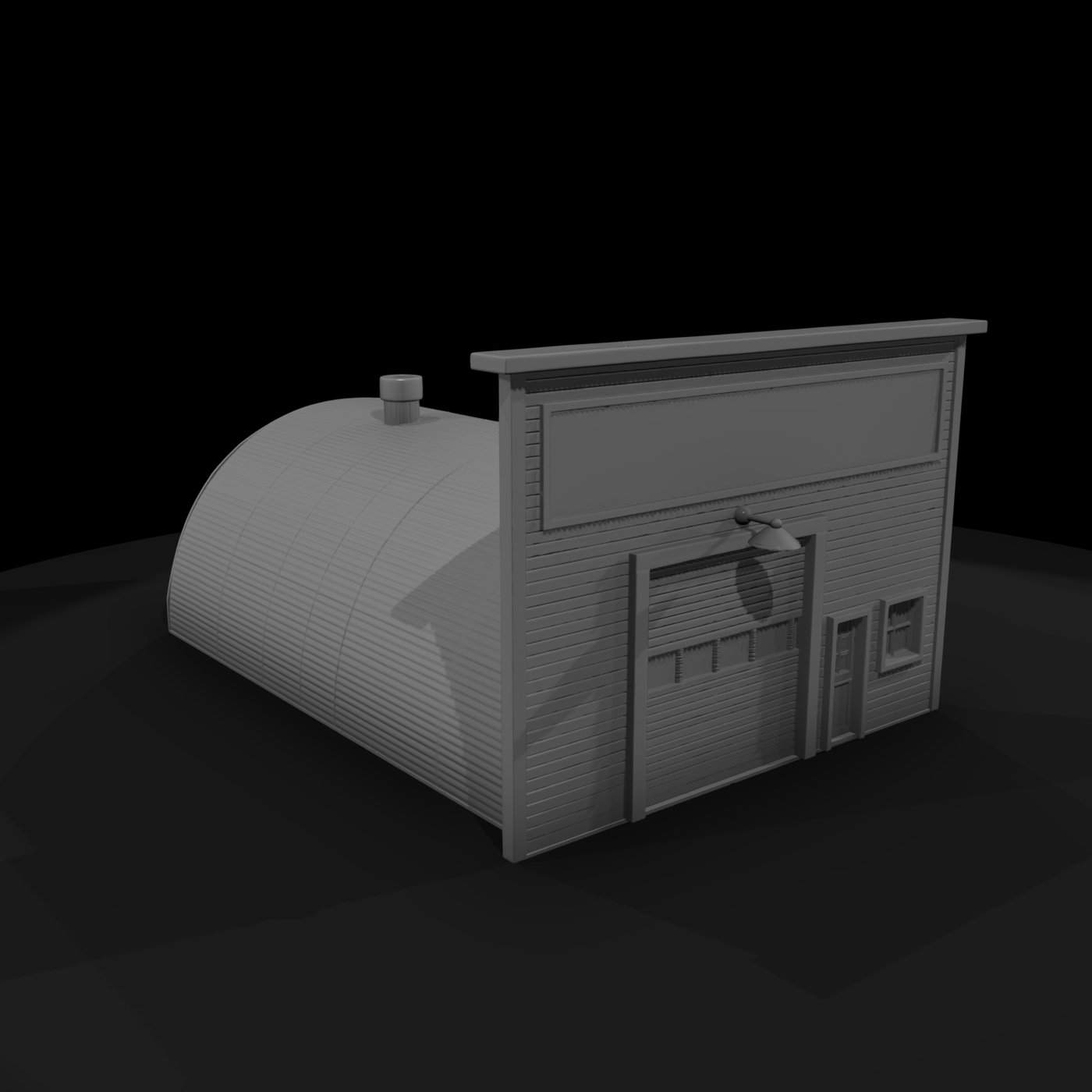 Quonset Hut with Garage