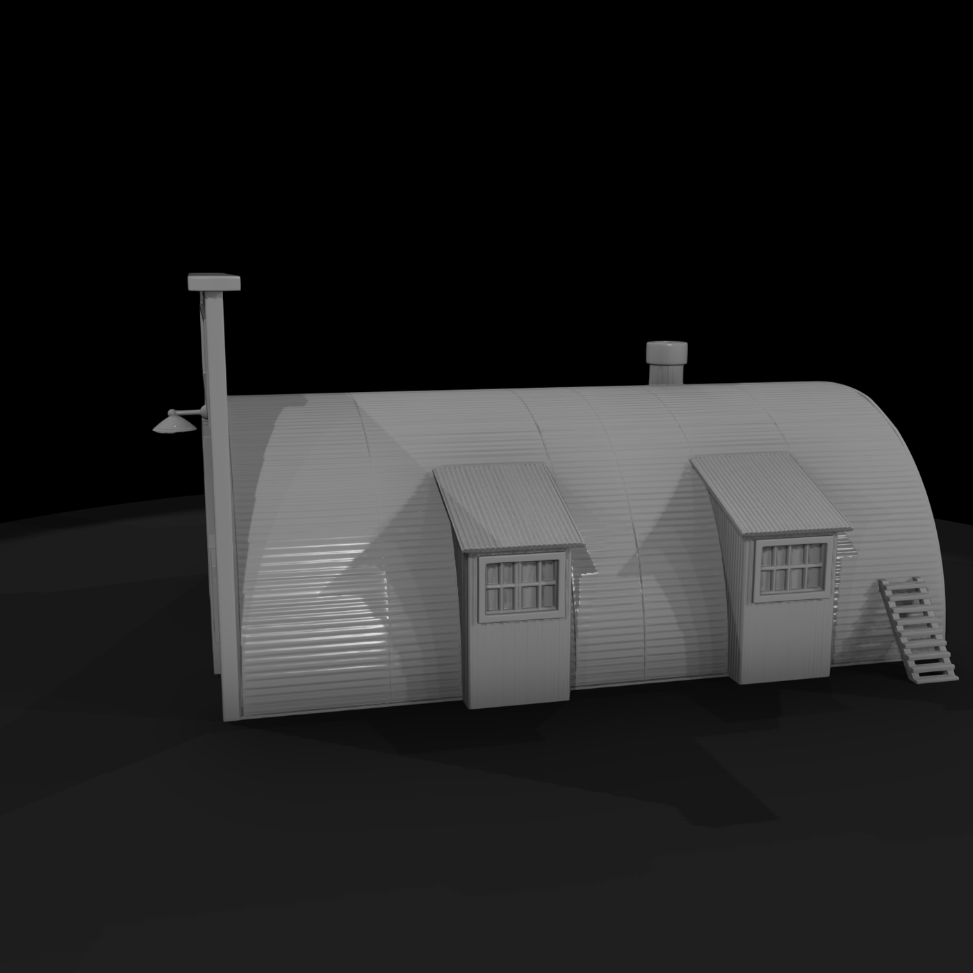 Quonset Hut with Garage