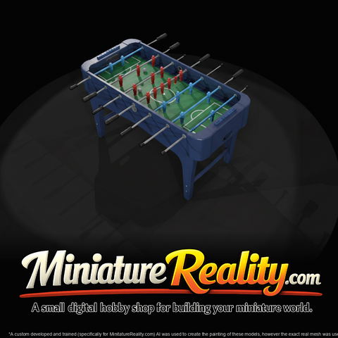 miniature foosball table