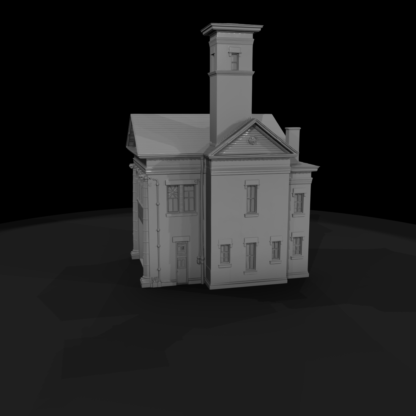 Fire Station Model Two-Storey Masonry Engine House