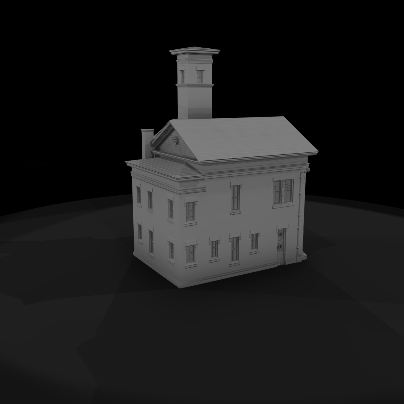 Fire Station Model Two-Storey Masonry Engine House