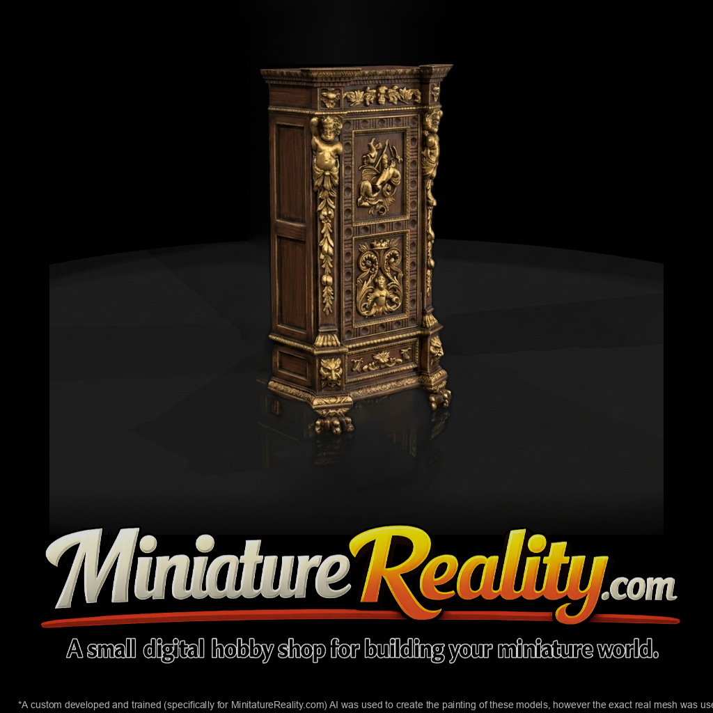 Victorian Carved Armoire