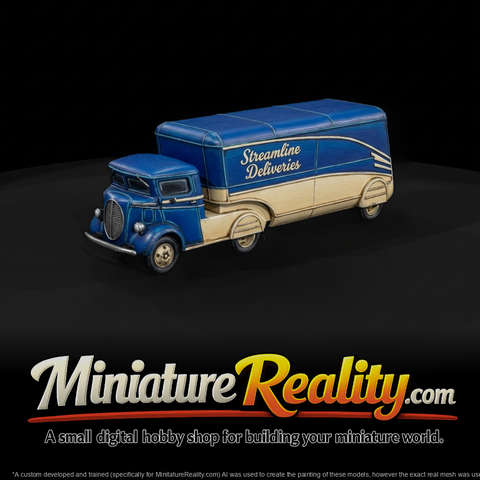1930s Streamlined Delivery Truck