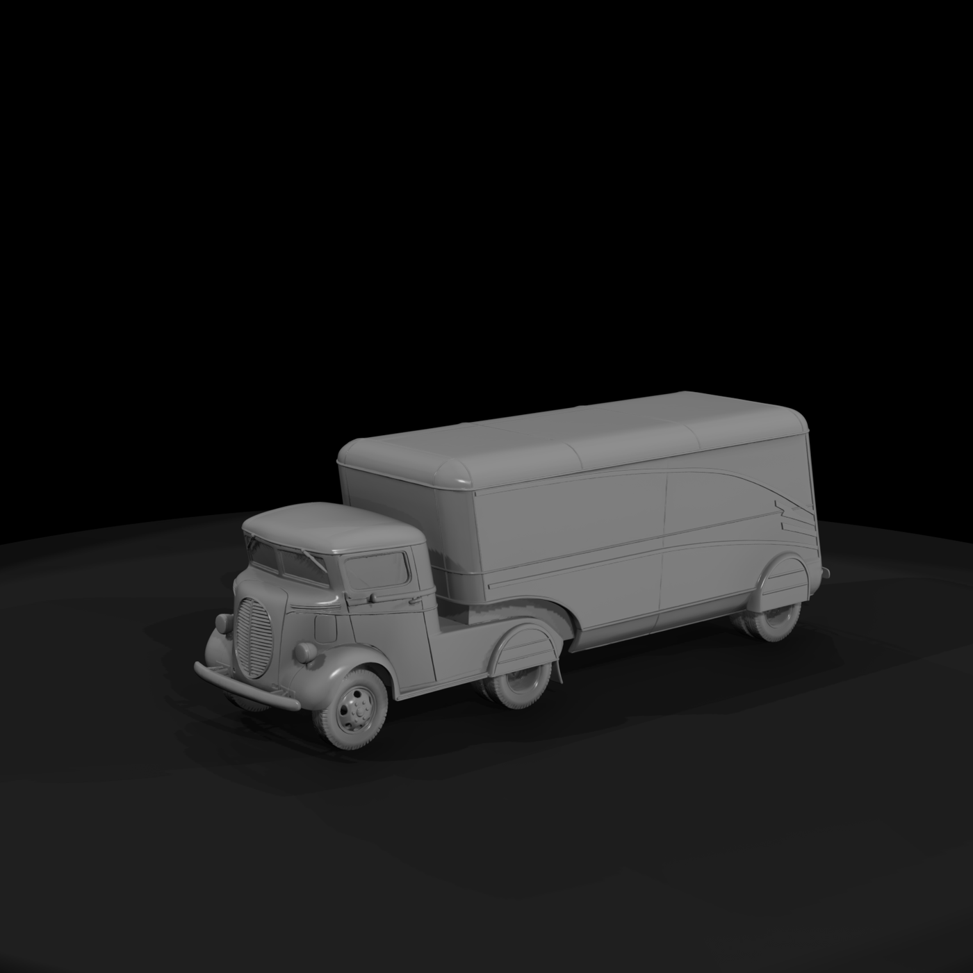 1930s Streamlined Delivery Truck