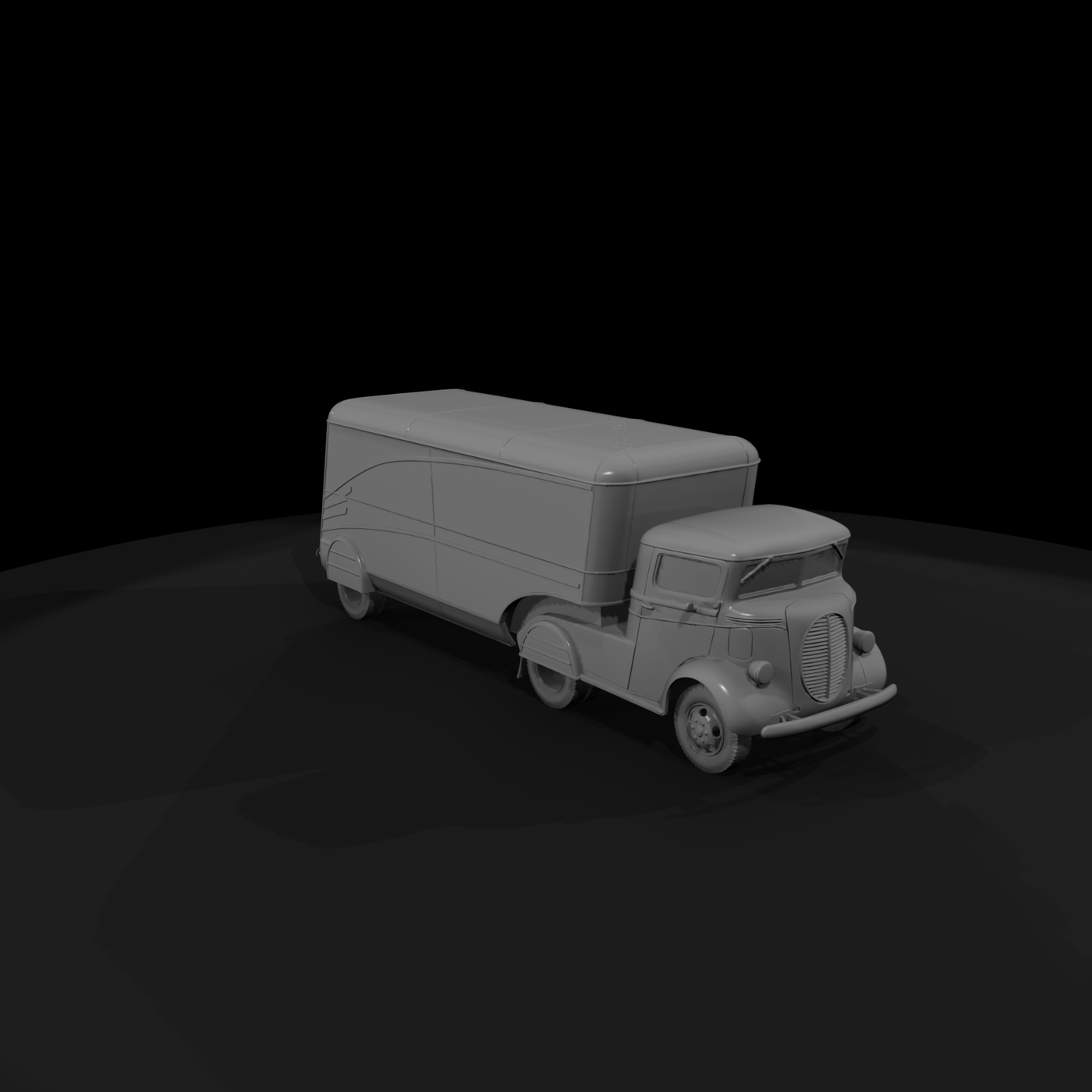1930s Streamlined Delivery Truck