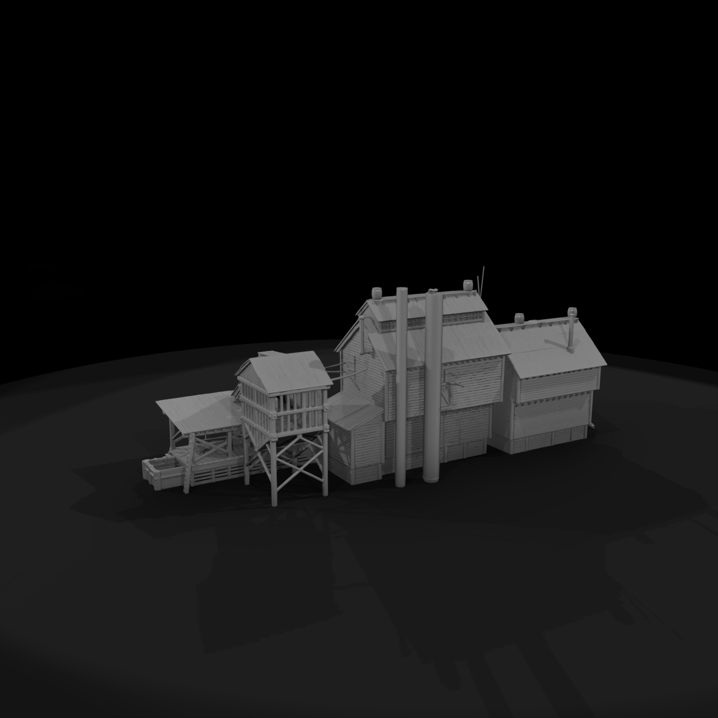 Pier Warehouse & Hopper