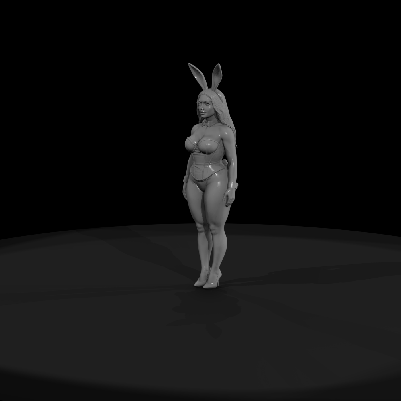 Playboy Plus Size Women's Yellow Bunny Costume