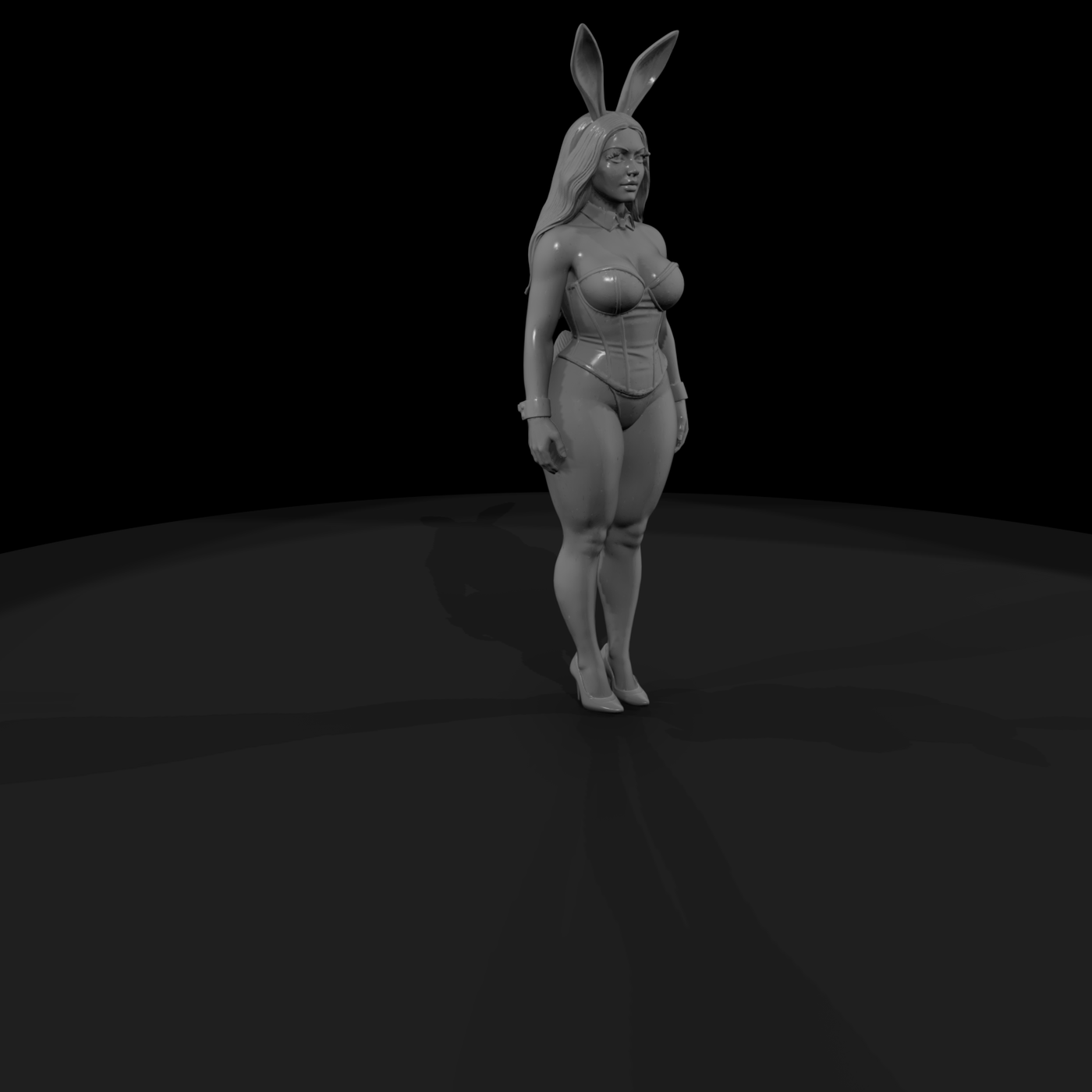 Playboy Plus Size Women's Yellow Bunny Costume