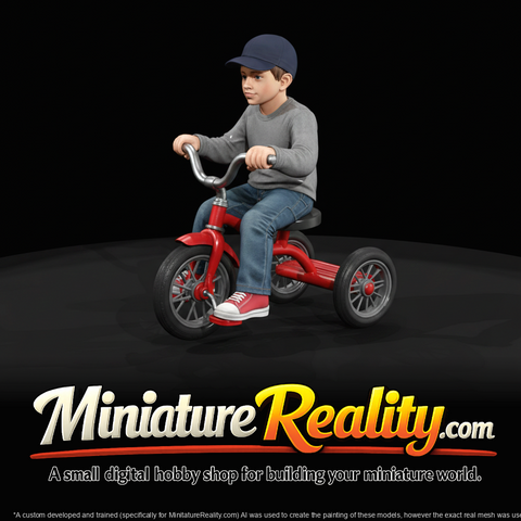 Little Boy on Tricycle