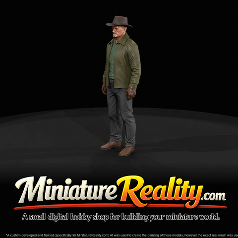 Western Ranch Hand in Hat