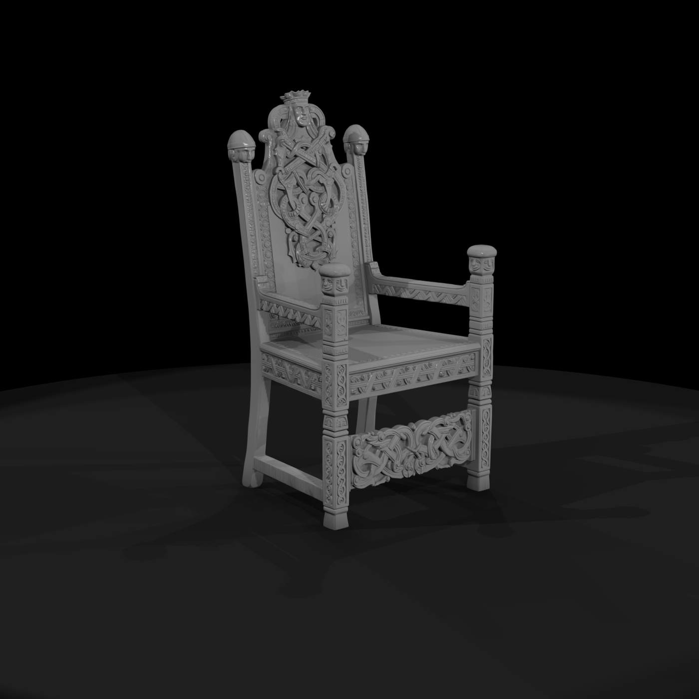 Victorian Carved Armchair
