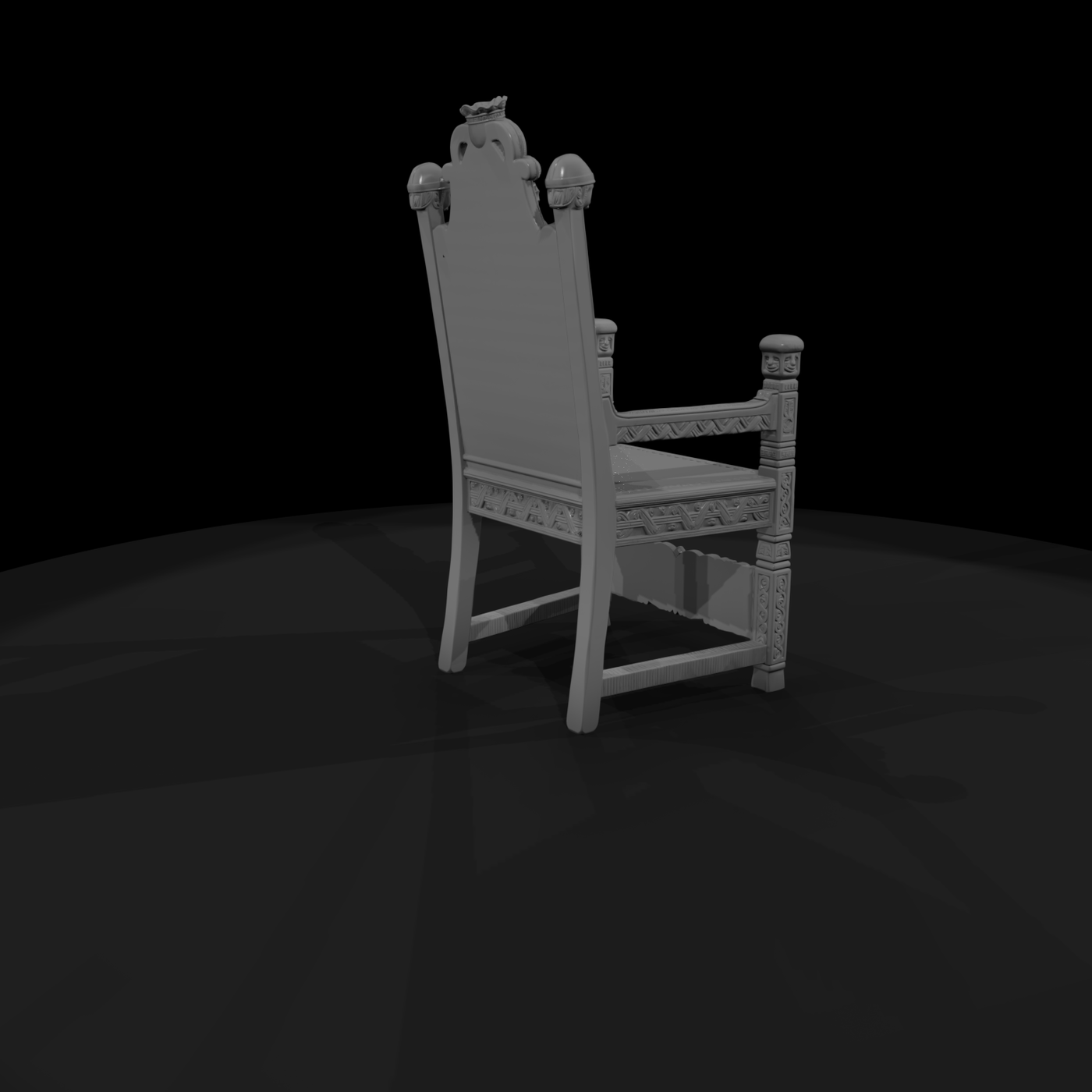 Victorian Carved Armchair