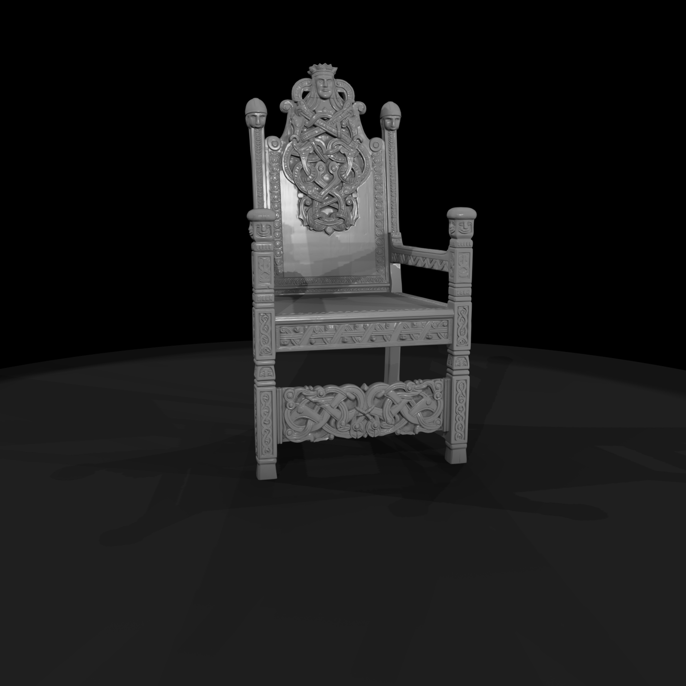 Victorian Carved Armchair