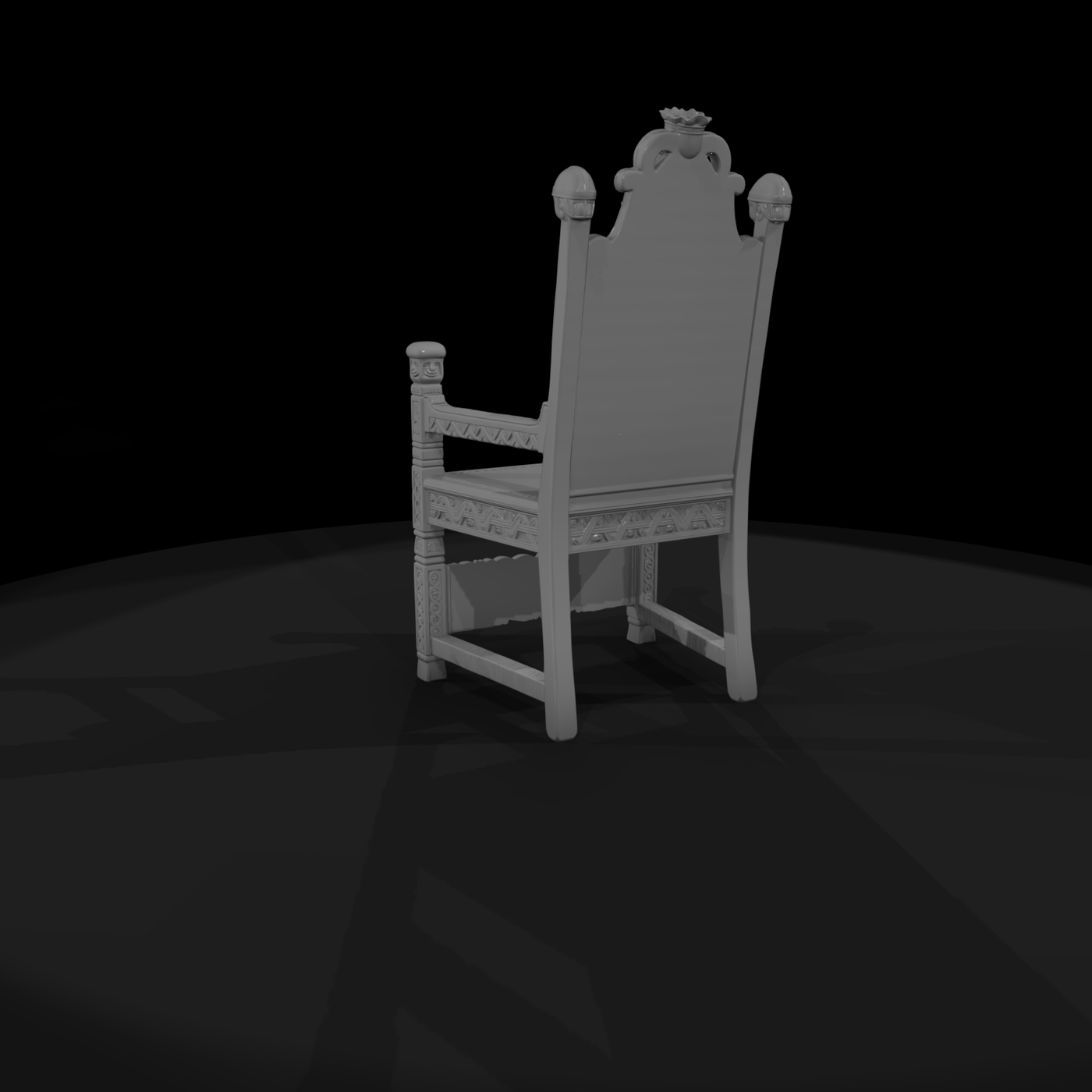 Victorian Carved Armchair