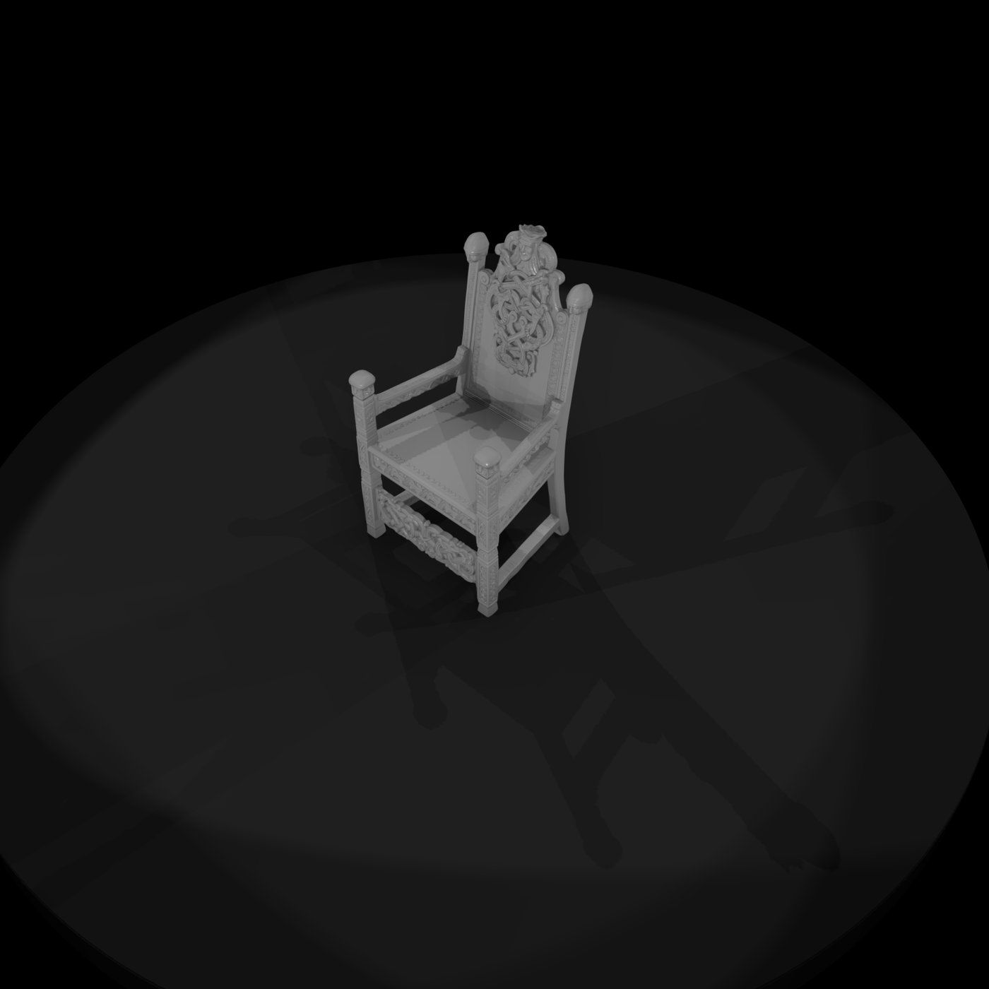Victorian Carved Armchair