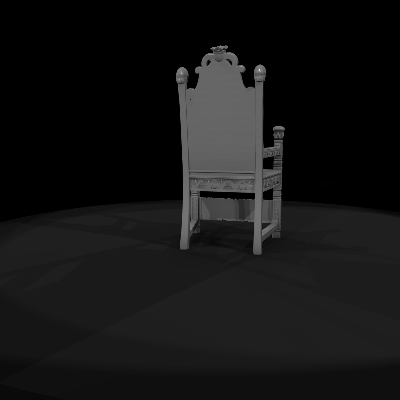 Victorian Carved Armchair