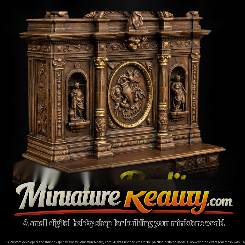 Victorian Carved Sideboard
