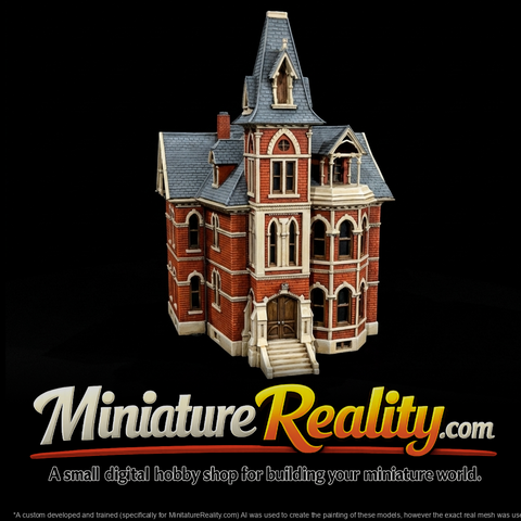 Victorian Brick House with Tower