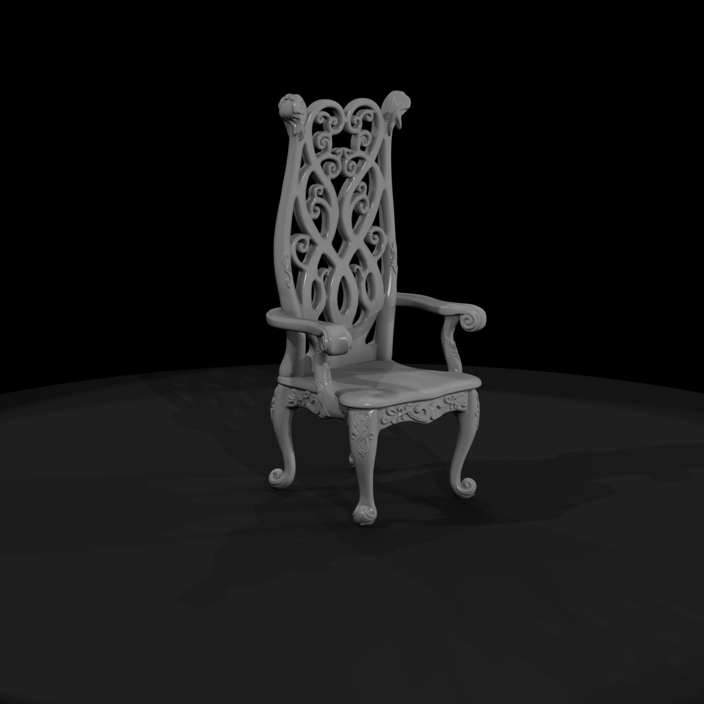 Victorian Ornate Armchair Frame