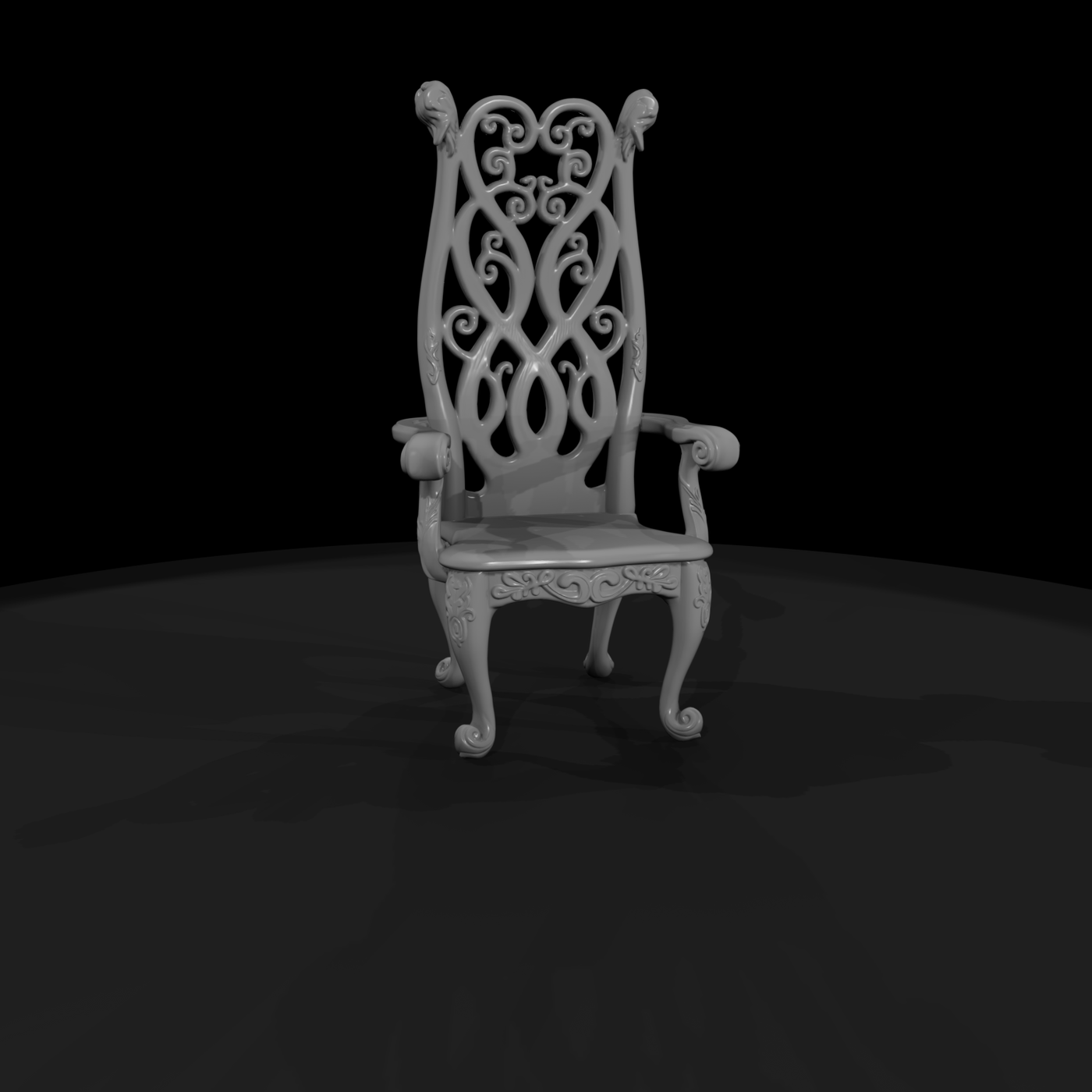 Victorian Ornate Armchair Frame