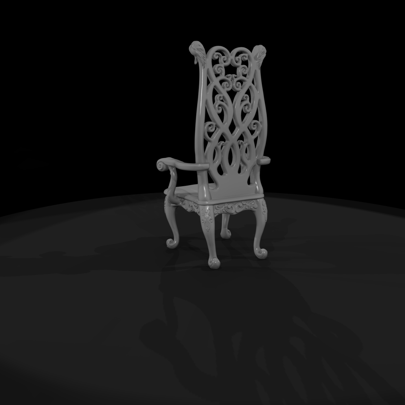 Victorian Ornate Armchair Frame