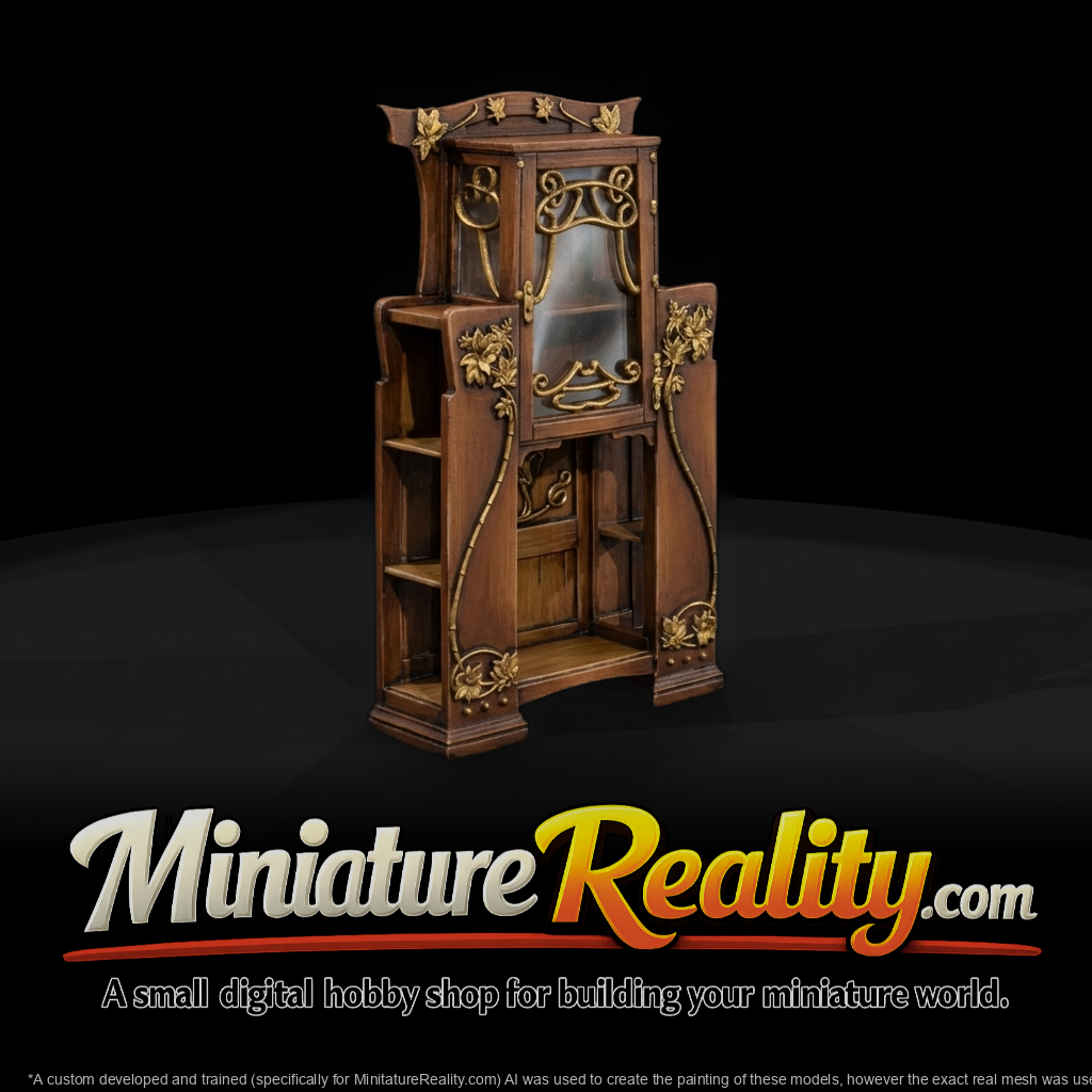 Art Nouveau Display Cabinet