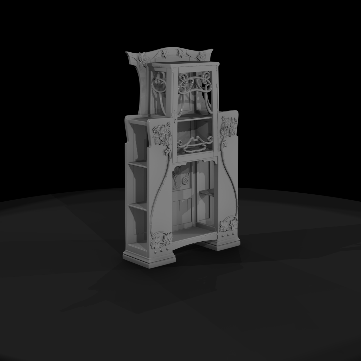 Art Nouveau Display Cabinet