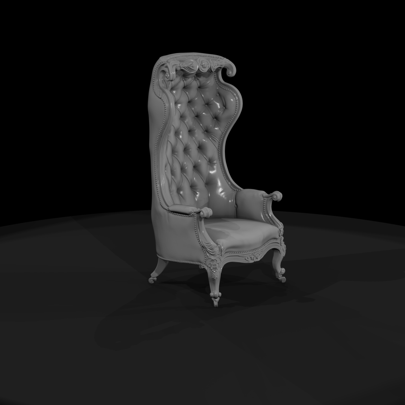 Victorian Wingback Armchair