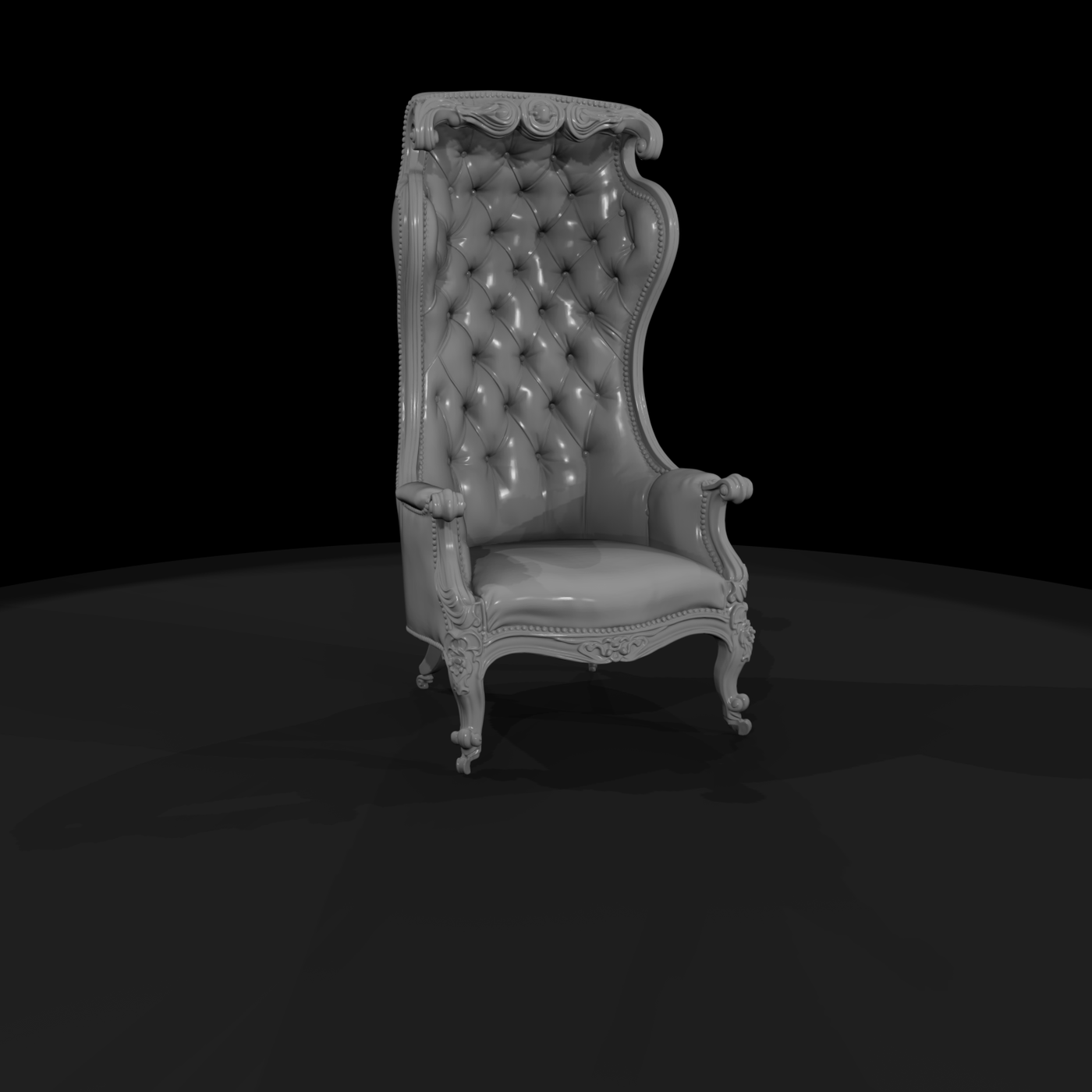 Victorian Wingback Armchair