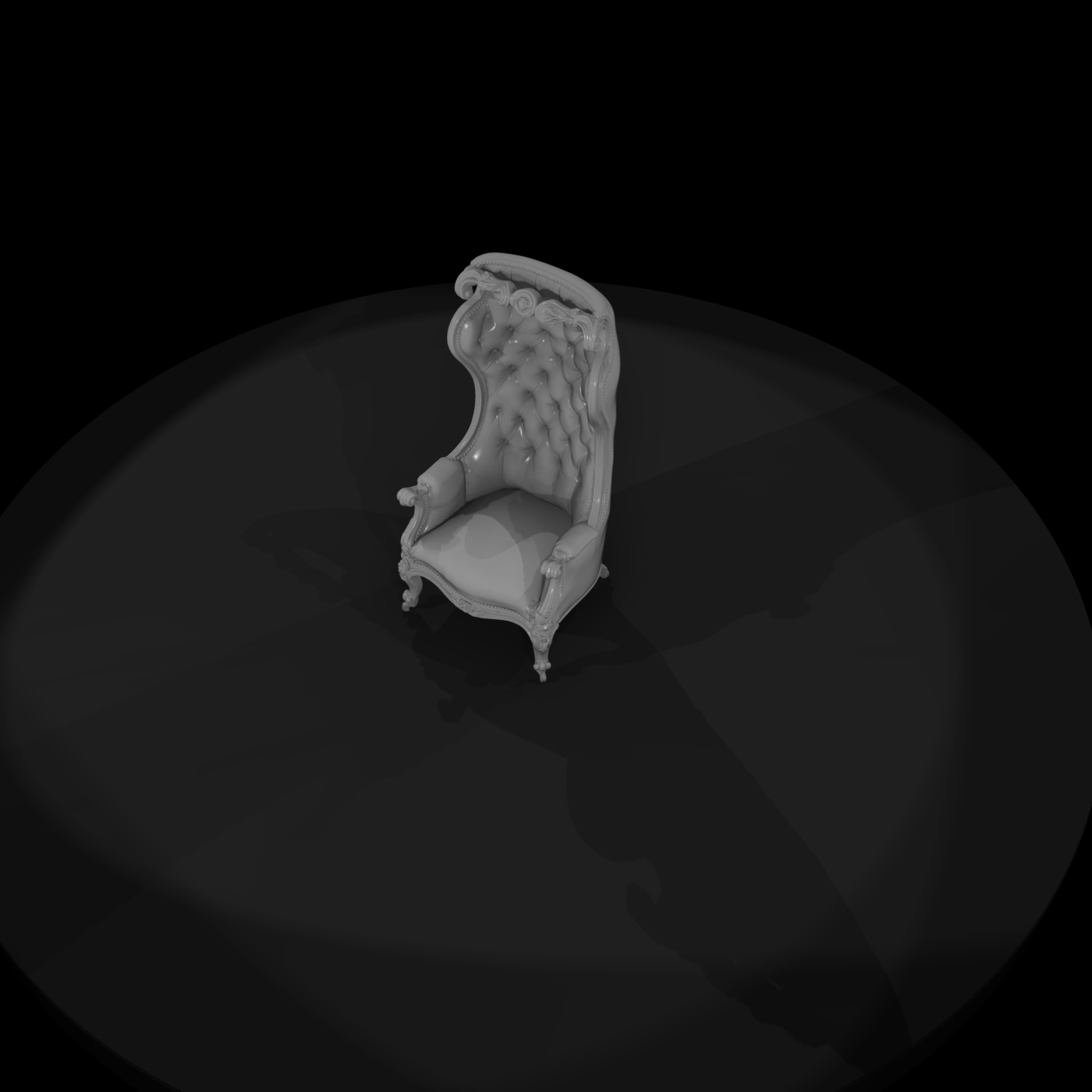 Victorian Wingback Armchair