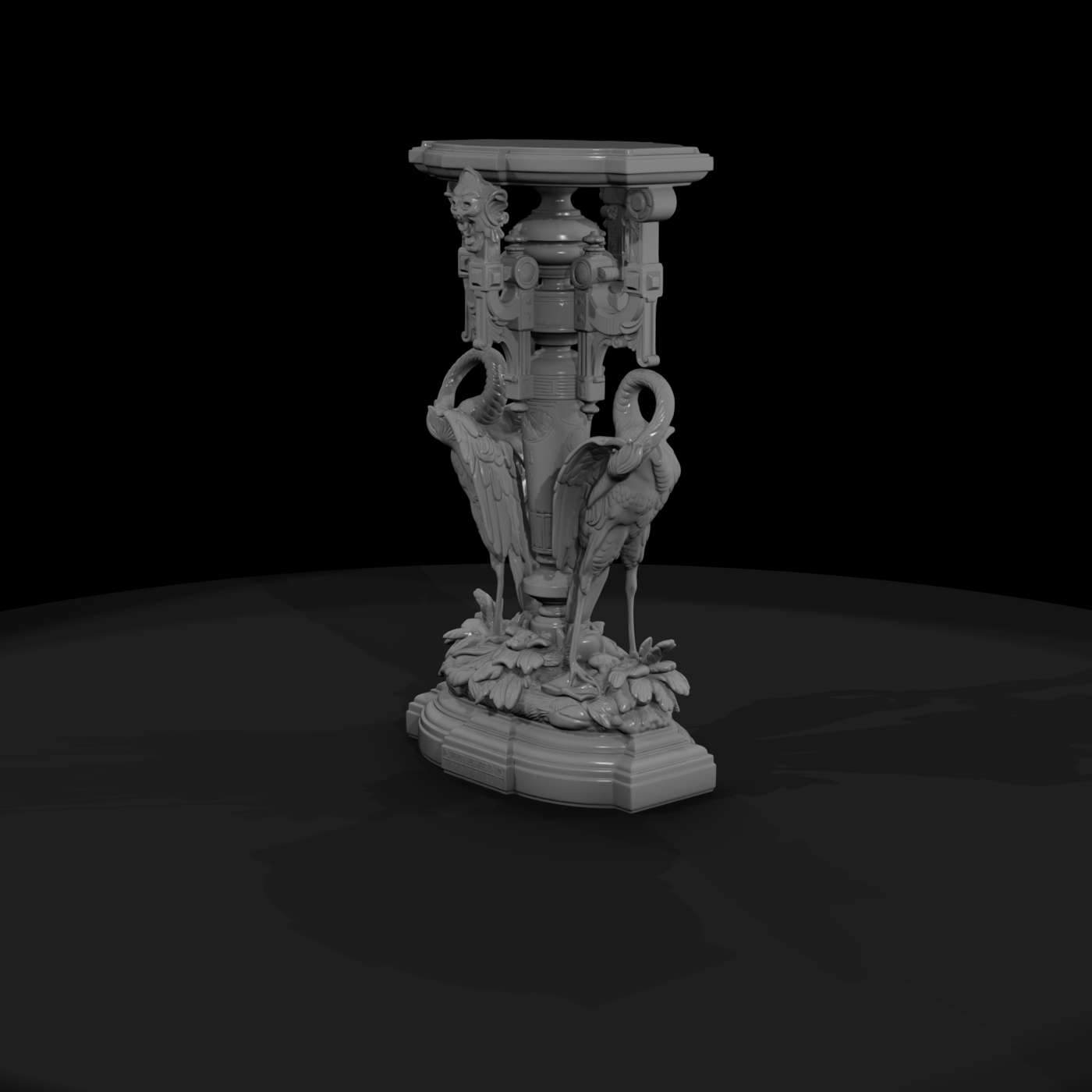 Victorian Ornate Pedestal Table Base