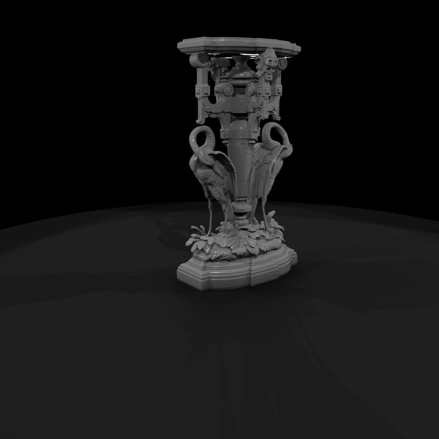 Victorian Ornate Pedestal Table Base