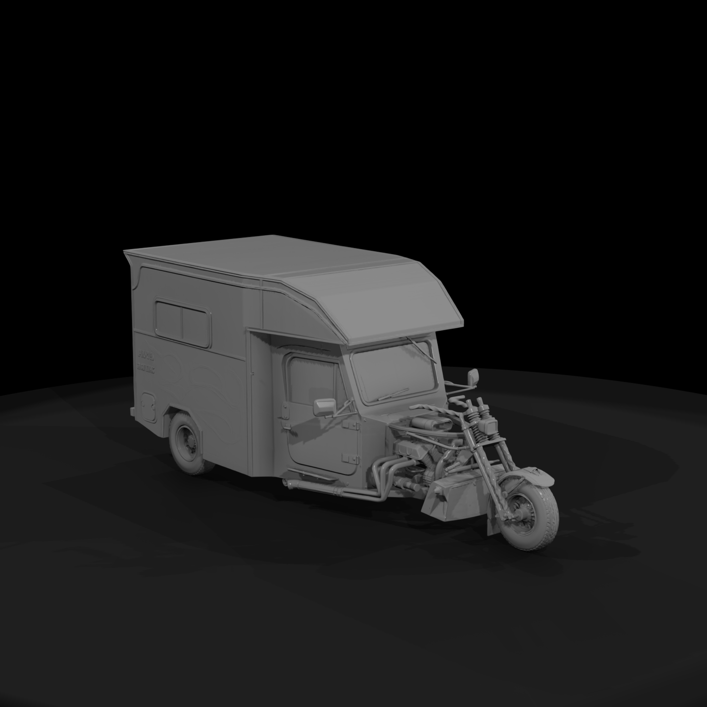 Custom Camper Trike