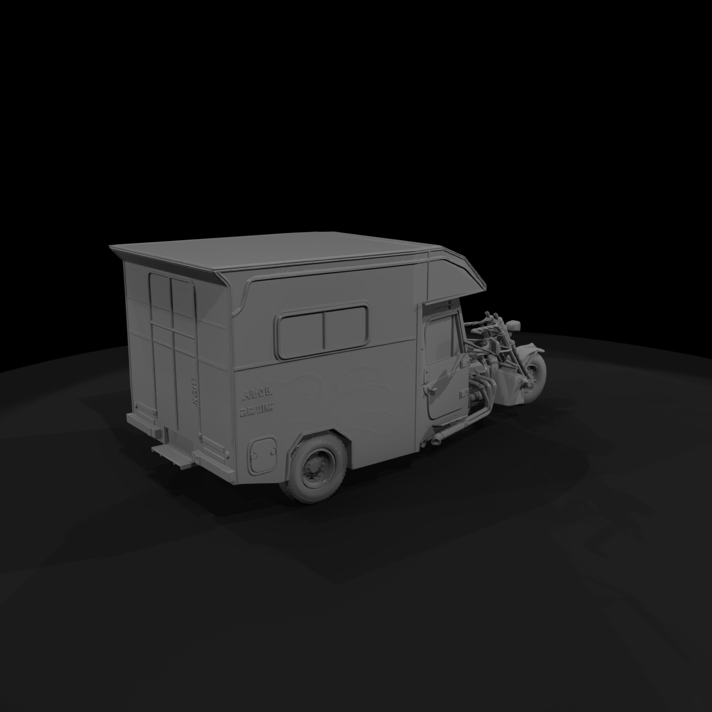 Custom Camper Trike