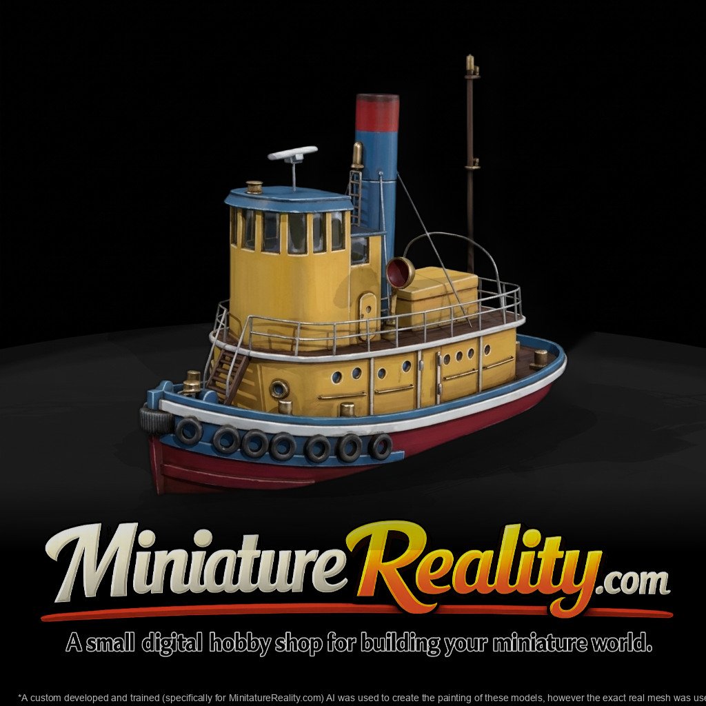 Tugboat Hull & Wheelhouse