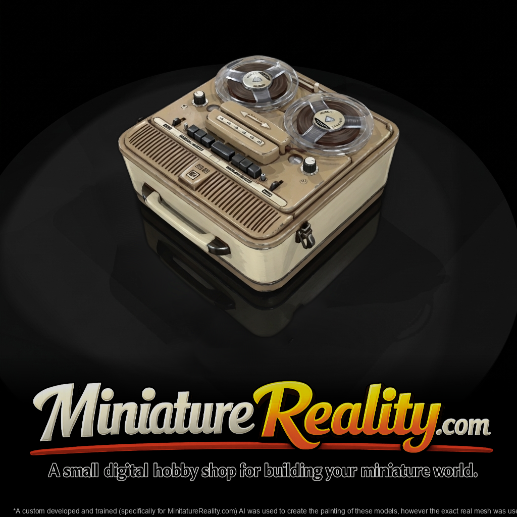 1960s Portable Reel-to-Reel Tape Recorder