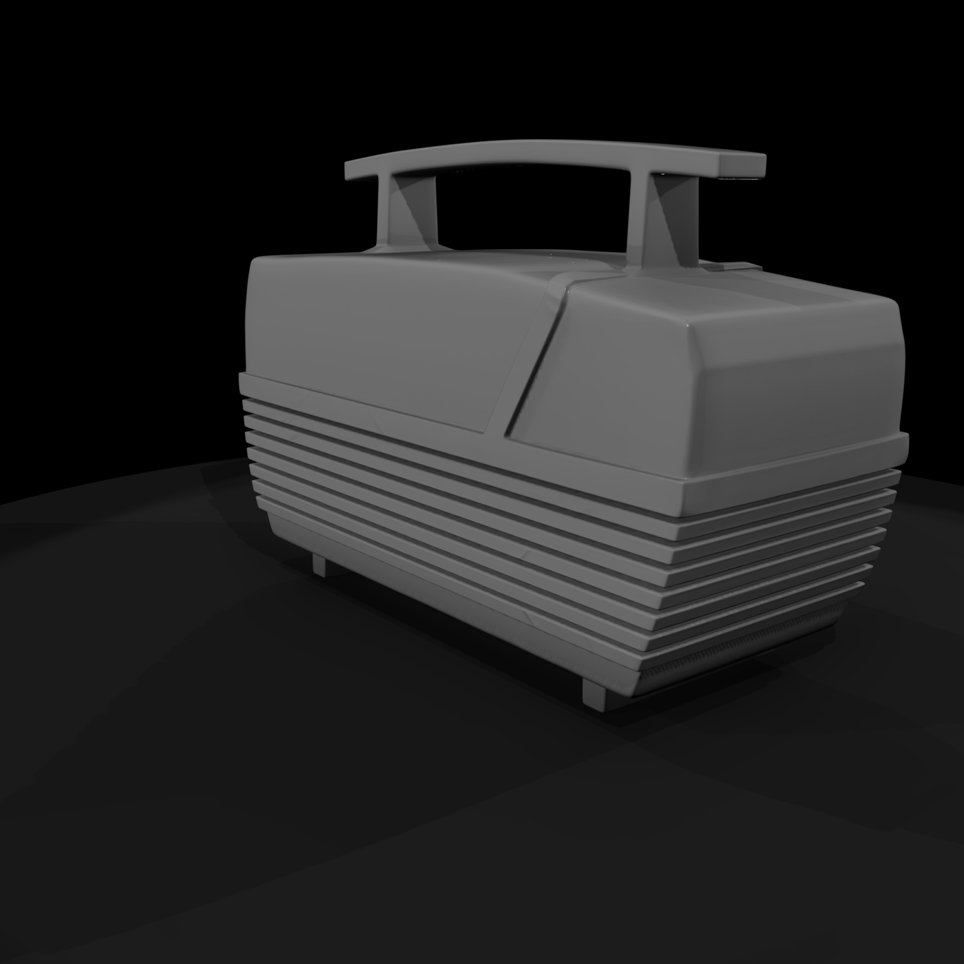1960s Ribbed Radio Enclosure
